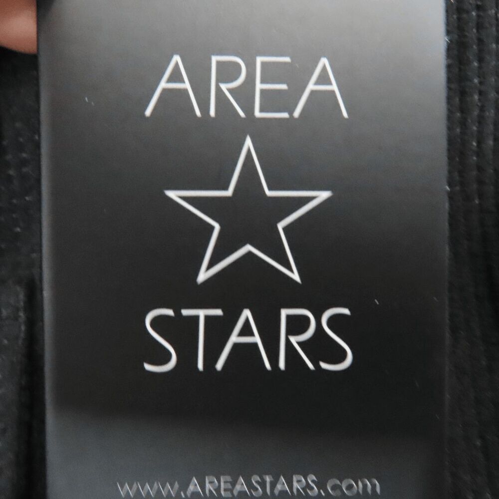 Area Stars Black Waffle Knit Crop Jacket Small - Picture 4 of 5